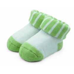 Skarpetki niemowlęce frotki zielone - TBS007 green
