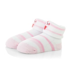 Skarpetki niemowlęce frotki dla dziewczynki - TBS041 pink